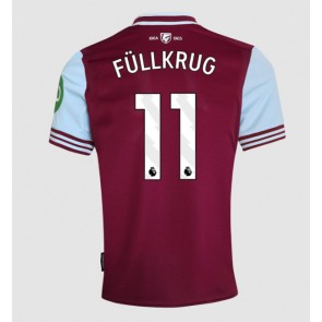 West Ham United Niclas Fullkrug #11 Domaci Dres 2024-25 Kratak Rukavima